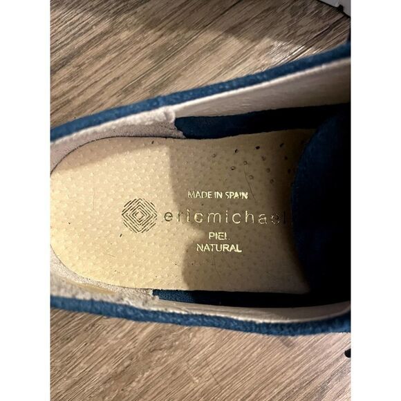 Eric MIchael Blue Suede Lifestyle Shoes - 39 / 8.5 - Picture 3 of 4
